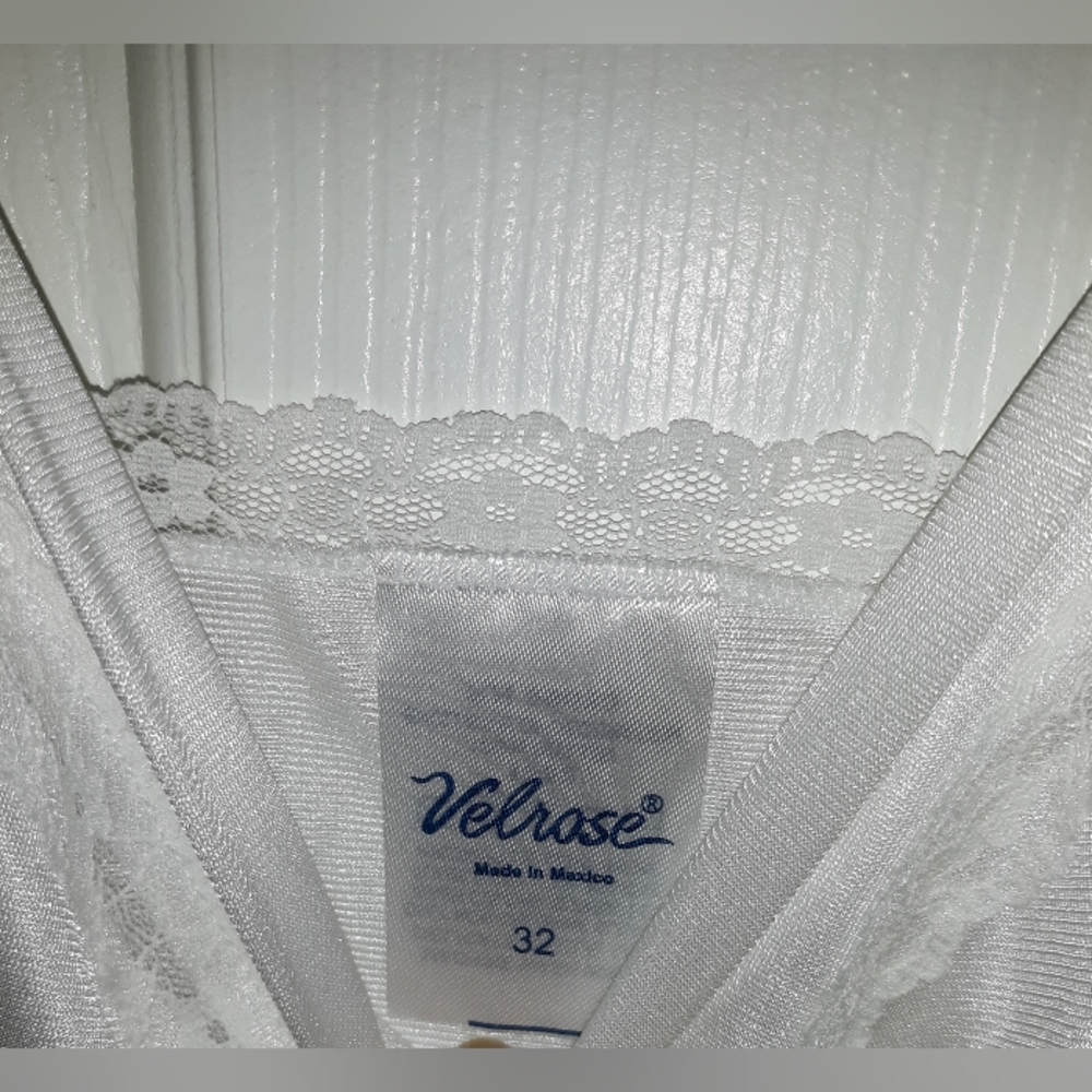 Women's Velrose White Full Slip Size 32